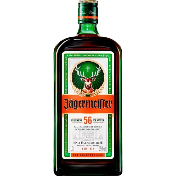 Jagermeister 1 Litro Con Sello 100% Original.