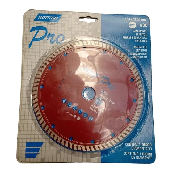 Disco De Corte En Seco Turbo Norton Pro 180mm