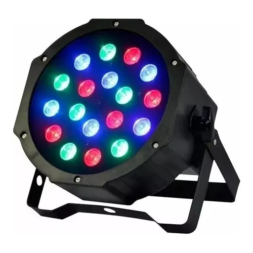Luz Para Discoteca 18 Luces Led Tacho Led  Rgb Alta Potencia