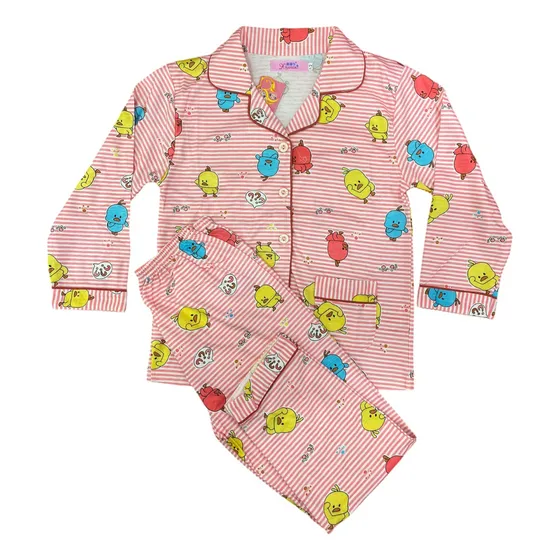 Pijama De Botones De Niñas Otoño-primavera