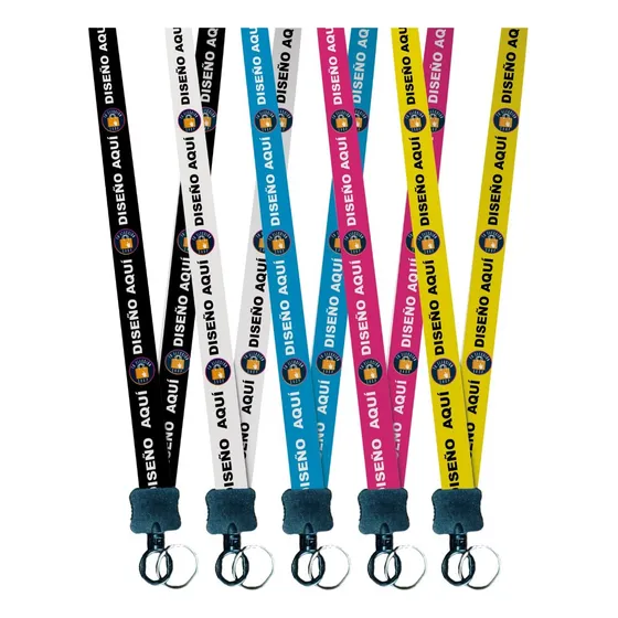 Cintas Lanyard Porta Carnet Sublimadas,logo,empresa O Imagen