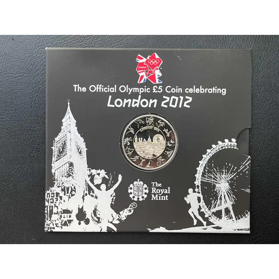 Moeda 5 Pounds 2012 - Olimpíadas Londres