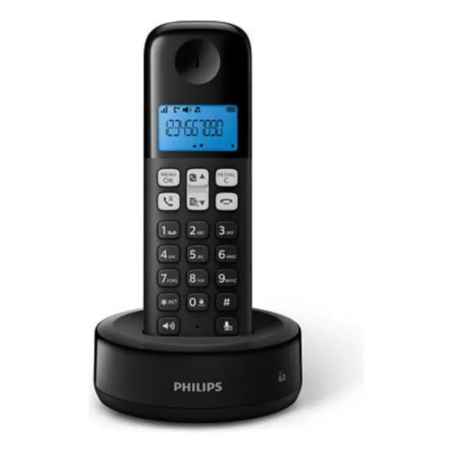 Teléfono Inalámbrico Philips D131 Color Negro D1311B/77