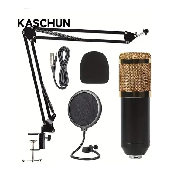 Microfono Condensador Profesional Usb Estudio Podcast Pop 