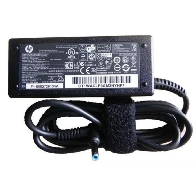 Cargador Portatil Hp 19.5v /3.33a/ 4.5*3.0 Mm Aguja P. Azul