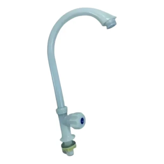 Llave Sencilla Para Fregadero En Plástico Abs Blanco