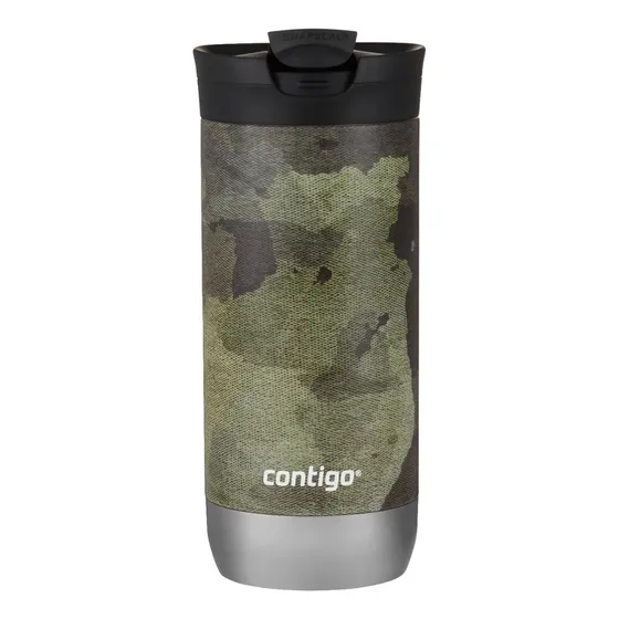 Vaso térmico Contigo Huron textured camo color verde 473ml