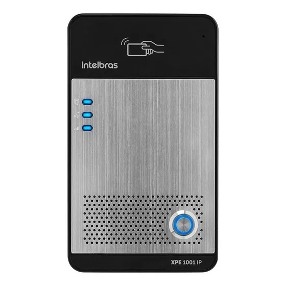 Porteiro Eletrônico Ip Tag Cartão Rfid Xpe 1001 Ip Intelbras