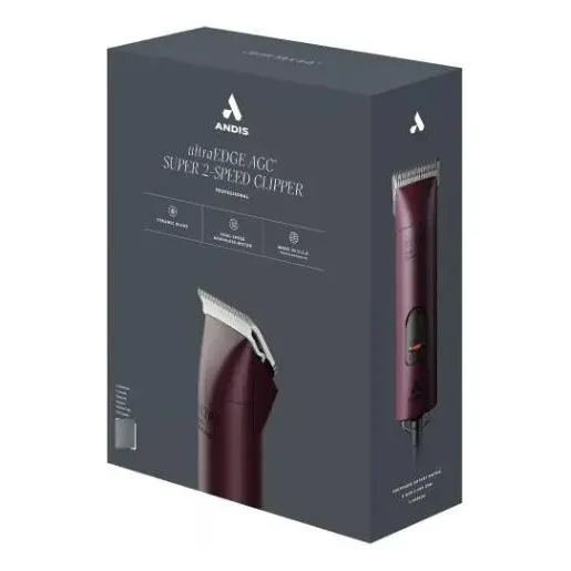 Cortadora de pelo para mascotas Andis AGC 2 Velocidades Ultraedge color burdeo 220V
