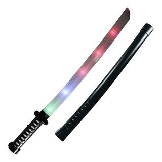 Espada Samurai Ninja Som E Luz Sensor De Movimento + Pilhas Espada Samurai Ninja Som E Luz Sensor De Movimento + Pilhas