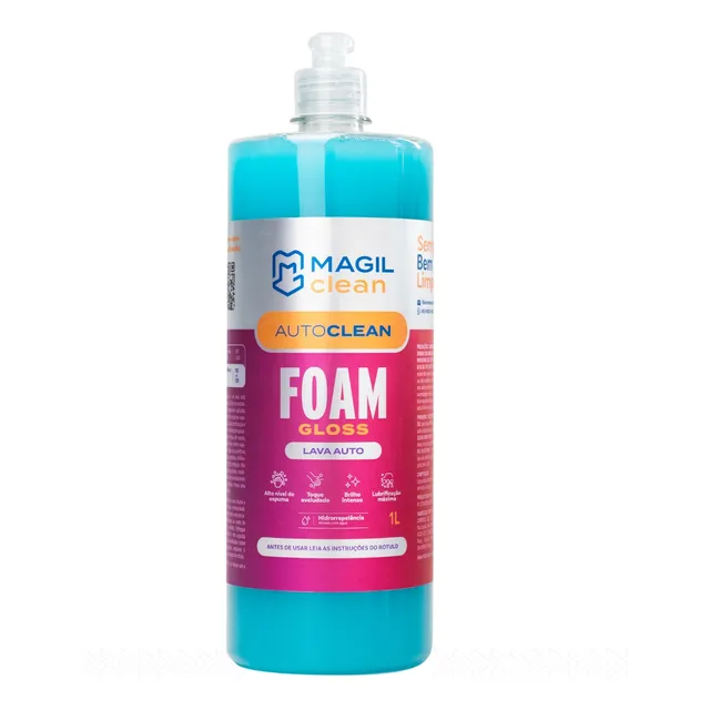 Shampoo Automotivo Hidrorrepelência Foam Gloss Magil Clean