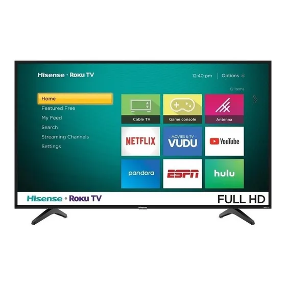 Smart TV portátil Hisense H4F Series 40H4030F LED Full HD 40"