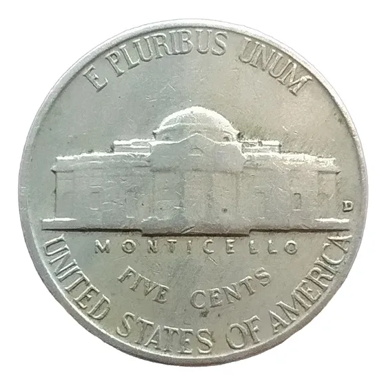 Antigua Moneda 5 Centavos Usa 1959 D Km# 192