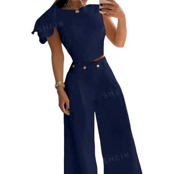 Conjunto Pantalón Y Top Importado De Shein