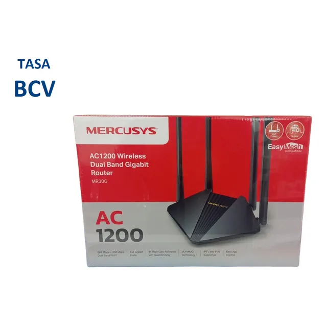Router Mercusys Mr30g Dual Band Ac1200 Full Gigabit