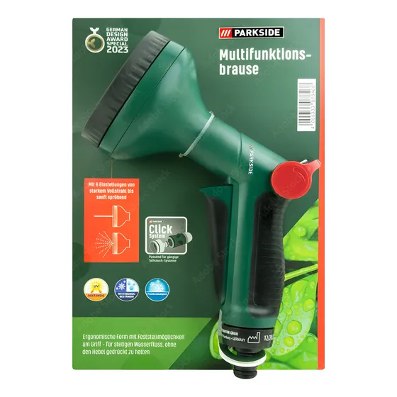 Regadera Manguera Jardin Con Control Flujo Calidad Alemana