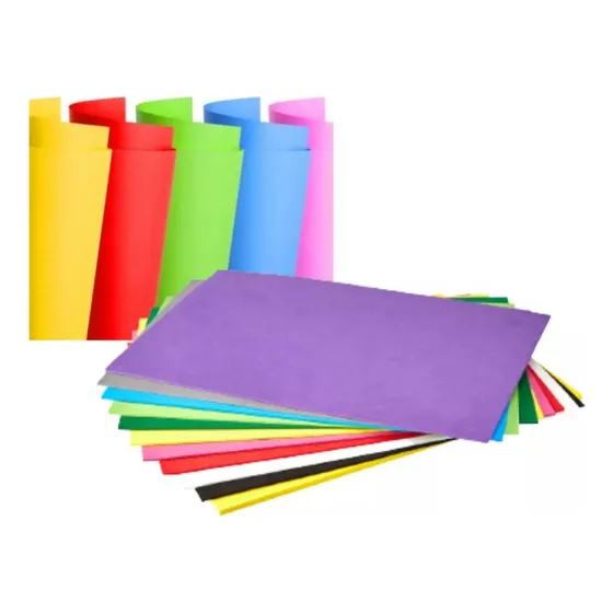 Combo Papelería Goma Eva Cartulina Set 50 Unidades