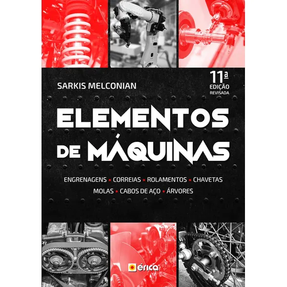Elementos de Máquinas, de Melconian, Sarkis. Editorial Saraiva Educação S. A., capa mole em português, 2019