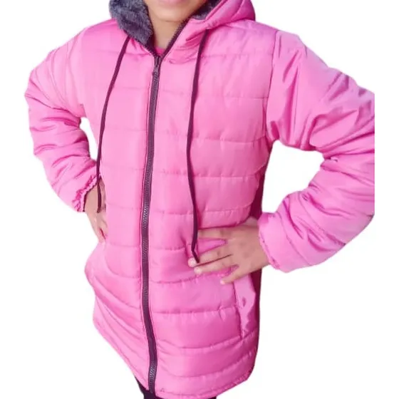 Chaqueta Acolchada Rosado Barbie