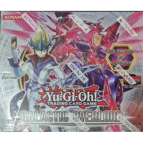 Yugioh Galactic Overlord Booster Box Display Inglés