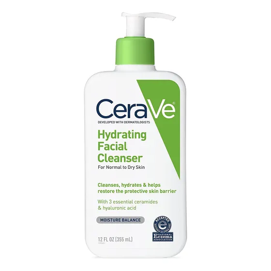 Cerave Hydrating Facial Cleanser Limpiador Orig Usa 355ml