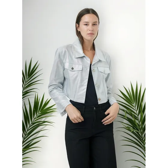 Camperita Chaqueta Visage Metalizada Guk4055 Arizona