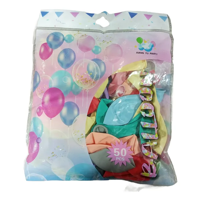 Globo R9 Xian Yu Party 50 Unidades Surtido Colores 3 Paquete