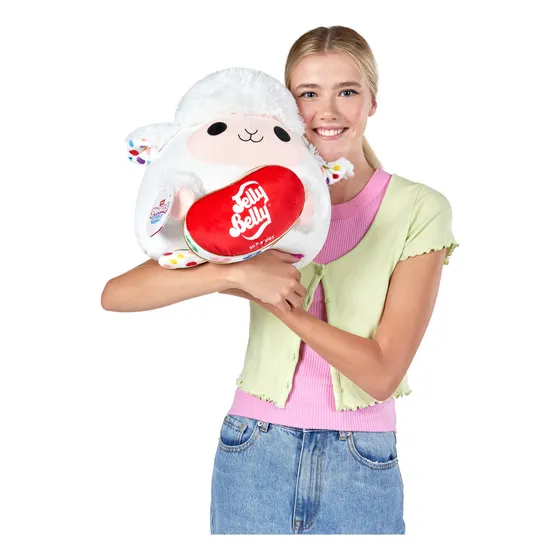 Zuru Snackles Peluche Cordero Jelly Belly 40 Cm Ultra Suave Color Lamb And Jelly Belly