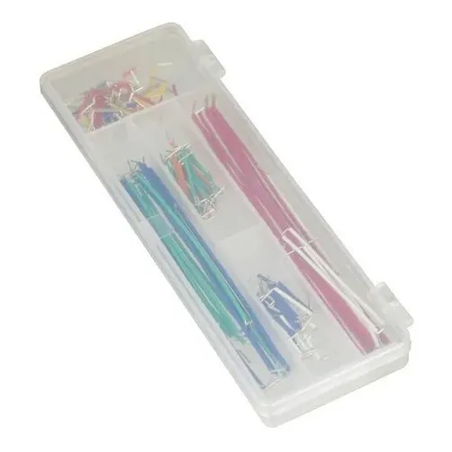 140 Jumper U Coloridos Para Protoboard Arduino Com Caixa 