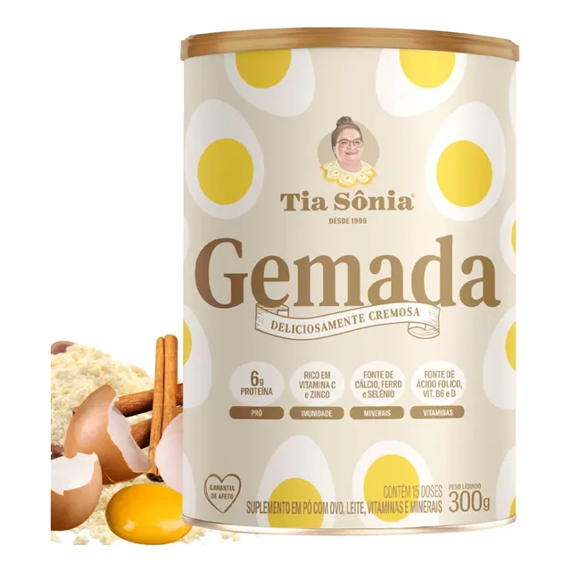 Gemada Com Canela Do Ceilão E Caramelo Em Pó Tia Sônia 300g