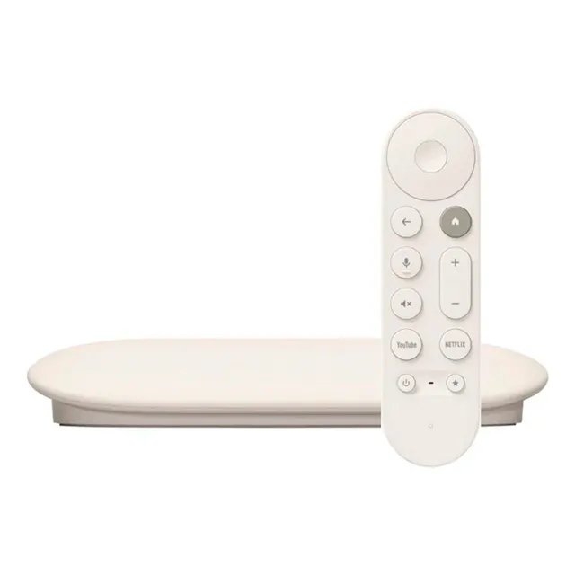 Google Streamer Smart Tv 32gb Netflix Google Tv 4k Hdr Color Blanco Tipo de control remoto De voz