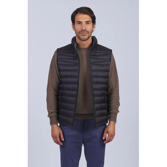 Chaleco Reversible A Dos Colores. Oxford Polo Club