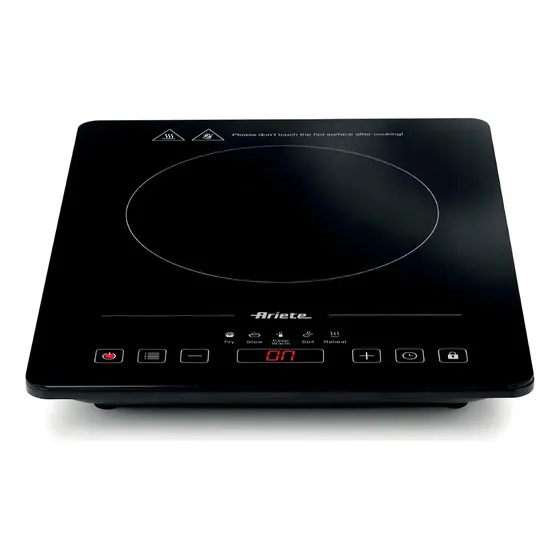Anafe Portatil De Inducción 1 Zona Ariete 1997/00 2000w Color Negro