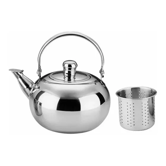 Tetera 600ml Acero Inoxidable Con Filtro Té Infusiones Agua