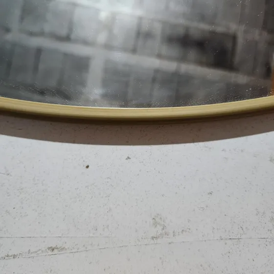 Espejo Redondo 80cm Circular T/hierro Baño Marco Decorativo 