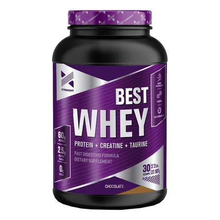 Proteína Xtrenght Nutrition Best Whey en polvo sabor Chocolate x 907g