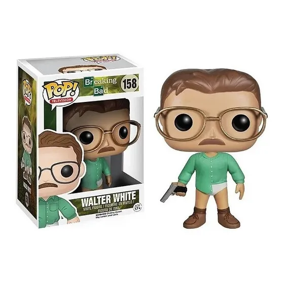 Funko Pop Television Breaking Bad Walter White 158 +proteção