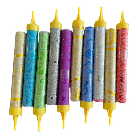 20 Velas Mágicas Para Pastel 14 Cm Vela Chispera