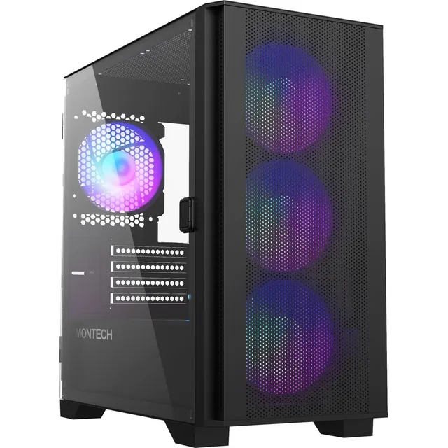 Torre Micro-atx Montech Air 100 Argb Con 4 Ventiladores