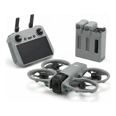 Drone Dji Avata 360 Combo Fly More Rc 2 (controle Com Tela) Cinza