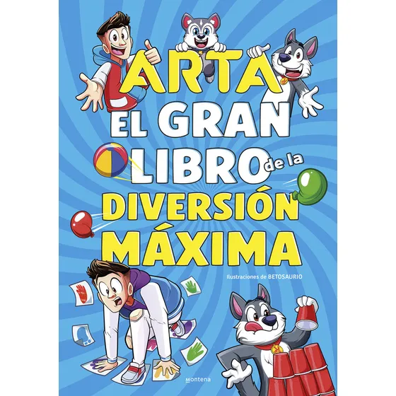 El Gran Libro De La Diversion Maxima, De Game, Arta. Editorial Montena, Tapa Dura En Español, 2024