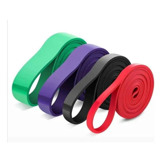 Kit De 4 Bandas Gruesas Planas De Resistencia Crossfit