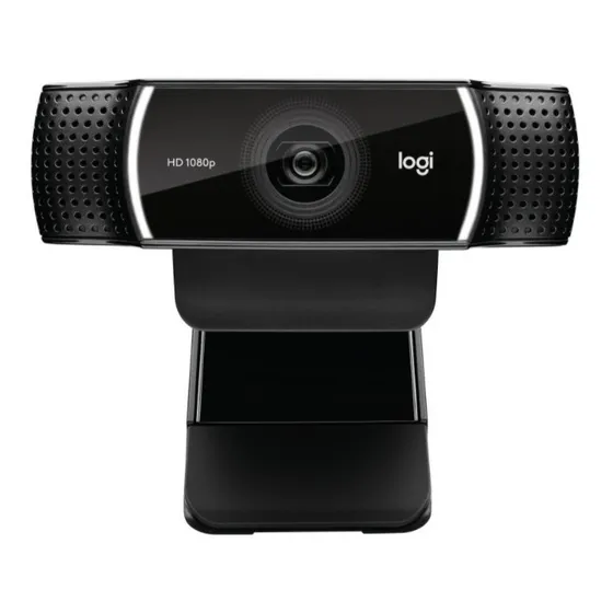 Cámara web Logitech Pro Stream C922 Pro Full HD 30FPS color negro