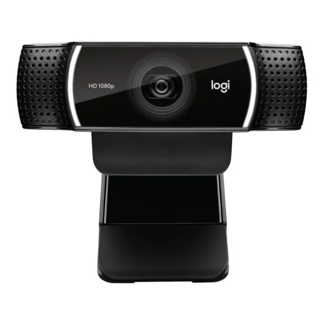 Cámara web Logitech Pro Stream C922 Pro Full HD 30FPS color negro
