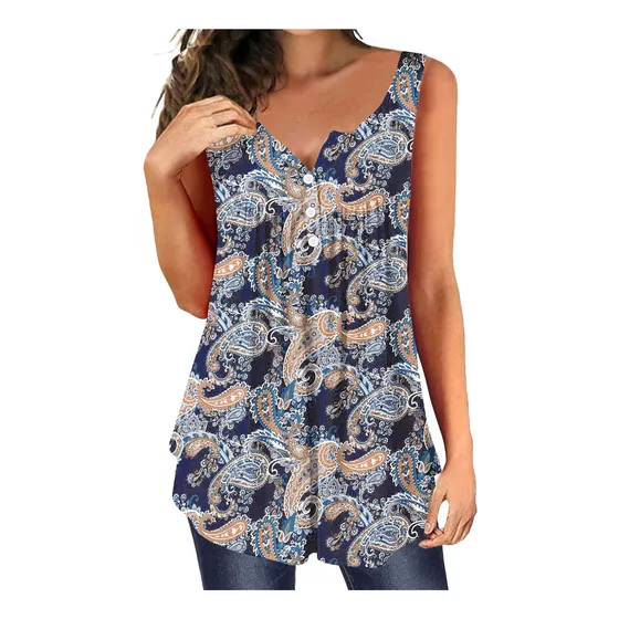Camisa Abotonada Para Mujer Tops Informal Acampanado Blusa