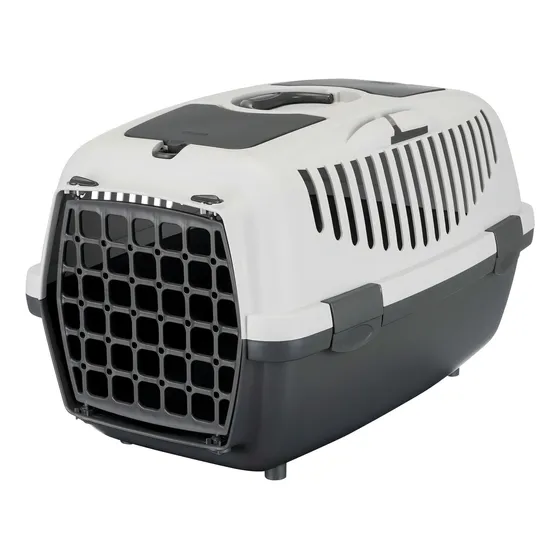 Transportadora Trixie Capri 2 37x34x55cm Hasta 8 Kg Perro Gato Color Gris