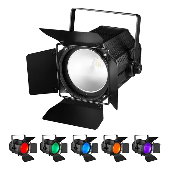 Luces Led Cob Rgbwa 6 En 1 Fresnel De 200 W