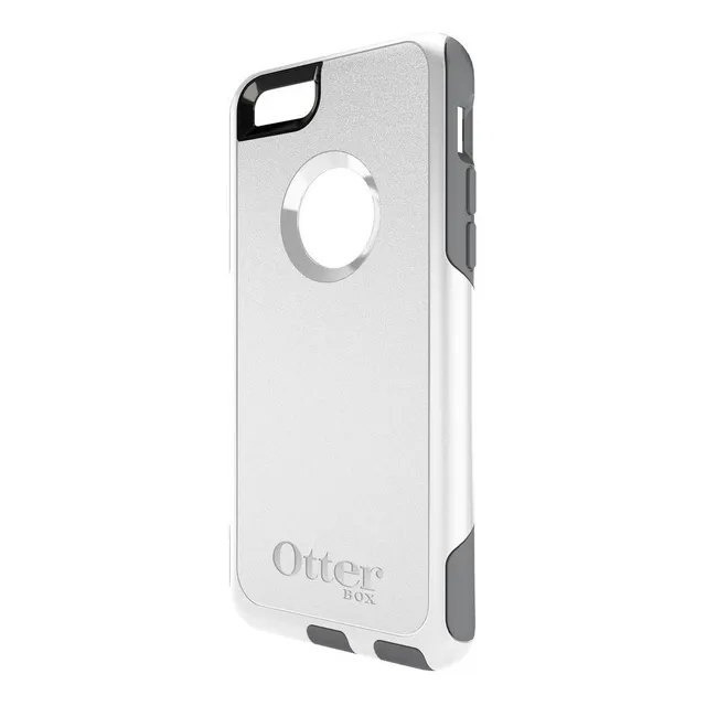. Funda Otterbox Commuter Para iPhone 6 Plus Blanco Gris