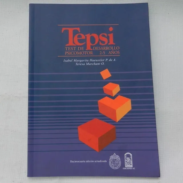 Tepsi, Test De Desrrollo Psicomotor 2-5 Años, Isabel Haeussl