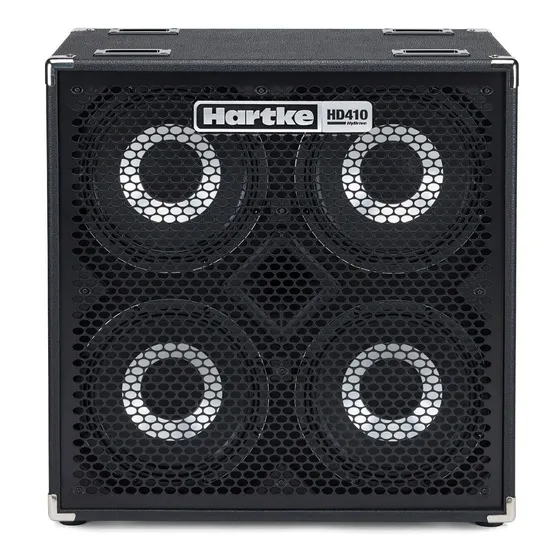 Hartke Hydrive Hd410 Bafle - Caja Para Bajo De 1000w Color Negro y Plateado